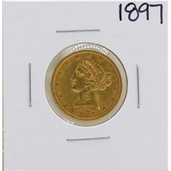 1897 $5 Liberty Head Half Eagle Gold Coin