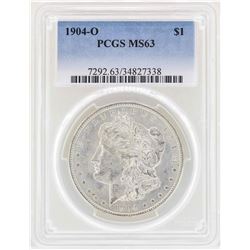 1904-O $1 Morgan Silver Dollar Coin PCGS MS63