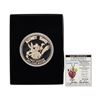 Image 2 : 1987 Looney Tunes Bugs Bunny 5 oz .999 Silver Coin w/Box & COA