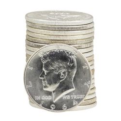 Roll of (20) 1964 Brilliant Uncirculated Kennedy Half Dollars