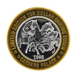 .999 Silver Caesars Palace Las Vegas, Nevada $10 Casino Limited Edition Gaming T