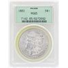 Image 1 : 1883 $1 Morgan Silver Dollar Coin PCGS MS65