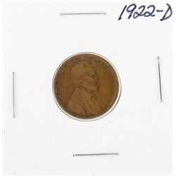 1922-D Lincoln Wheat Cent Coin