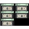 Image 1 : Lot of (5) Consecutive 1953A $2 Legal Tender Notes PCGS Choice New 63PPQ
