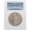 Image 1 : 1887 $1 Morgan Silver Dollar Coin PCGS MS63