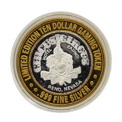 .999 Silver Circus Circus Hotel & Casino $10 Limited Edition Casino Gaming Token