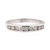 Image 2 : 14KT White Gold 0.50 ctw Diamond Band