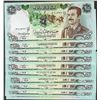 Image 1 : Lot of (10) Iraqi 25 Dinars Saddam Hussein Notes