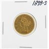 Image 1 : 1898-S $5 Liberty Head Half Eagle Gold Coin