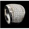 Image 4 : 14KT White Gold 5.00 ctw Diamond Ring