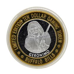 .999 Silver Buffalo Bills Resort & Casino $10 Limited Edition Gaming Token