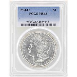 1904-O $1 Morgan Silver Dollar Coin PCGS MS63
