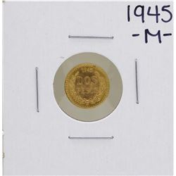 1945 Dos Pesos Gold Coin