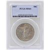 1917 Walking Liberty Half Dollar Coin PCGS MS64