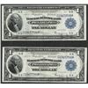 Lot of (2) Consecutive 1918 $1 Federal Reserve Bank Notes Philadelphia