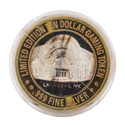 .999 Silver Golden Nugget Las Vegas, Nevada $10 Casino Limited Edition Gaming To