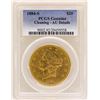 1884-S $20 Liberty Head Double Eagle Gold Coin PCGS Genuine AU Details