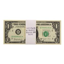 Lot of (10) Uncirculated 1963B $1 Federal Reserve BARR Notes