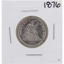 1876 Seated Liberty Quarter Coin