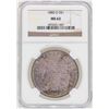 1880-O $1 Morgan Silver Dollar Coin NGC MS62 Amazing Toning