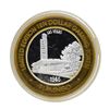 Image 1 : .999 Silver Flamingo Las Vegas Nevada $10 Casino Limited Edition Gaming Token