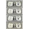 Image 1 : Lot of (4) 1935 $1 Silver Certificate Notes Uncirculated