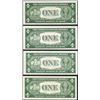 Image 2 : Lot of (4) 1935 $1 Silver Certificate Notes Uncirculated