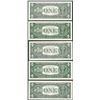 Image 2 : District Set of 1963B $1 Federal Reserve BARR Uncirculated Notes