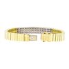 Image 3 : 18KT Yellow and White Gold 4.00 ctw Diamond Bracelet
