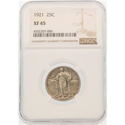 1921 Standing Liberty Quarter Coin NGC XF45