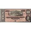 Image 1 : 1864 $10 Confederate States of America Note