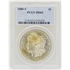 Image 1 : 1880-S $1 Morgan Silver Dollar Coin PCGS MS65