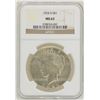 Image 1 : 1924-S $1 Peace Silver Dollar Coin NGC MS63