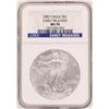 2007 $1 American Silver Eagle Coin NGC MS70 Early Releases