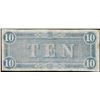 Image 2 : 1864 $10 Confederate States of America Note