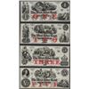 Image 1 : Cut Sheet of $1/$2/$3/$5 The West River Bank Obsolete Notes
