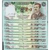 Image 1 : Lot of (10) Iraqi 25 Dinars Saddam Hussein Notes