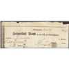 1827 Schuylkill Bank Obsolete Note- Holes & Tears