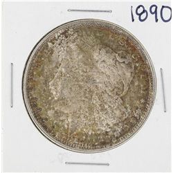 1890 $1 Morgan Silver Dollar Coin Great Toning