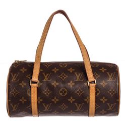 Louis Vuitton Monogram Canvas Leather Papilon 26 cm Shoudler Bag