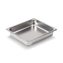 Qty 6 Vollrath 30222 Steam Table / Hotel Pan - 1/2Size, 2 1/2" Deep