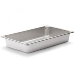 Qty 6 Vollrath 30022 Steam Table / Hotel Pan - Full Size, 2 1/2  Deep