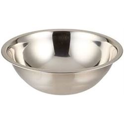 Qty 24 3 Qt. Standard Weight Stainless Steel Mixing Bowl