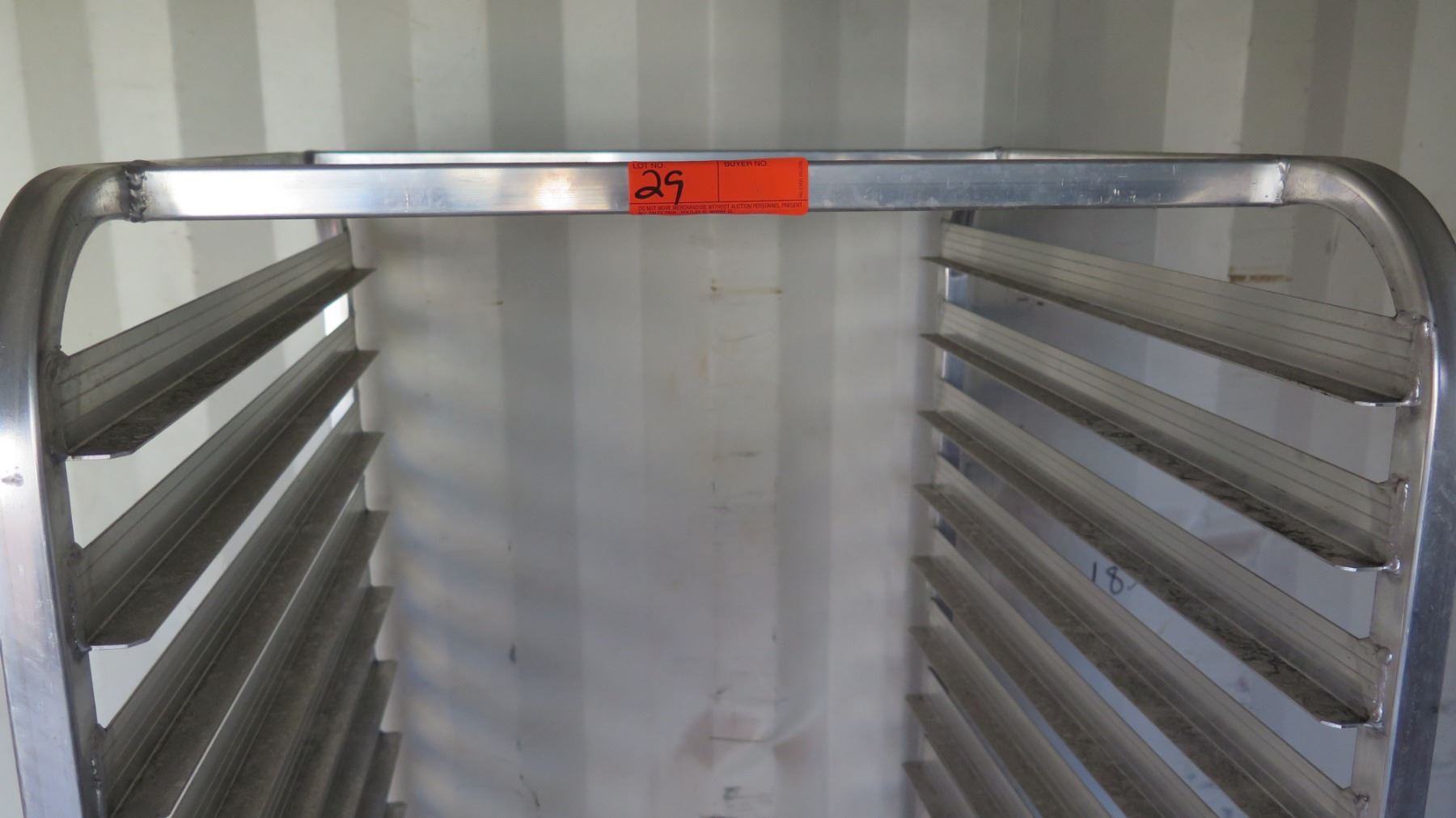 Stainless Steel Sheet Pan Rolling Rack Oahu Auctions