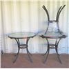Image 1 : Qty 3 Round Glass Top Approx 29"D x 29"H
