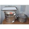 Image 1 : Qty 9 17"D Pans, Qty 4 20"D Steamer Trays, Rectangle Steamer Tray?