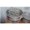 Image 8 : Qty 9 17"D Pans, Qty 4 20"D Steamer Trays, Rectangle Steamer Tray?