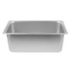 Image 1 : 2 Boxes (3 per box) Vollrath 90082 Steam Table / Hotel Pan - Full Size, 8" Deep
