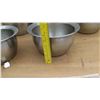 Image 2 : Qty 5 Stainless Steel Mixing Bowls Approx 11",  5.5" Deep