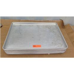 Approx 10 Qty Full Size Sheet Pans - Used